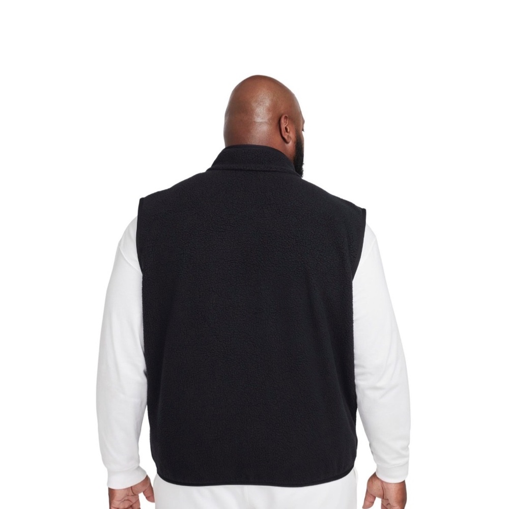 Nike men's fleece sleeveless vest black - Picture 4 of 5